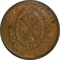 1 Penny / 2 Sous Quebec Bank