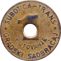 Bus Token - Subotica