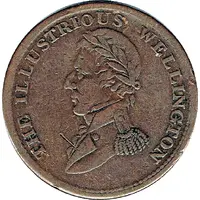 1/2 Penny The Illustrious Wellington - Waterloo