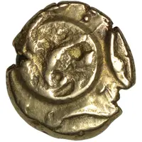Gold Stater Freckenham Flower Big Wheel Type