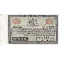 100 Dollars Colonial Bank