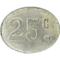 25 Centimos Novelty token, Gibraltar