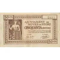 50 Céntimos Noves de Segre