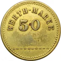 50 Pfennig - Bory D-Grube Schlafhaus 4