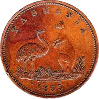 1 Penny - Lewis Abrahams Hobart, Tasmania
