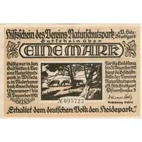 1 Mark Verein Naturschutzpark/Heidepark