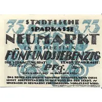 75 Pfennig Sparkasse