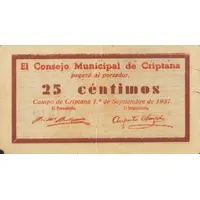25 Céntimos Criptana