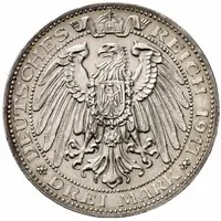 3 Mark - Ernest Louis Jubilee - Pattern