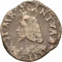 Quattrino - Francis II Gonzaga bust, crucible