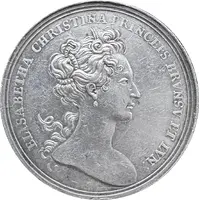 Medal - To the voyage of Elisabeth Christine to Spain