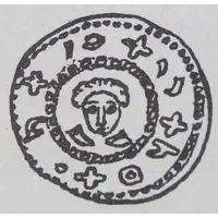 Denier Bracteate hebrajski / Bracteate - Bolesław Mieszkowic Kruszwica or Inowrocław mint