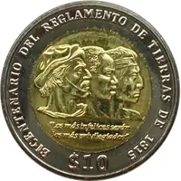 10 Pesos Uruguayos Bicentenary of Land Regulation