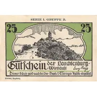 25 Pfennig Leuchtenburg-Wirtschaft