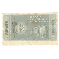 150 Lire Banca Popolare di Milano