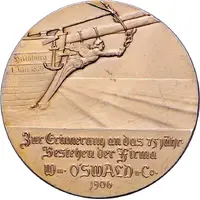 75th anniversary of the Wm. O’Swald & Co. company Hamburg