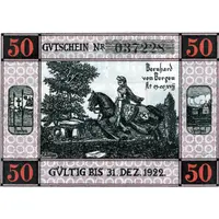 50 Pfennig Gemeinde-Sparkasse