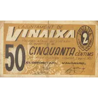 50 Céntimos Vinaixa