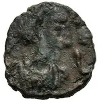 Nummus in the name of Theodosius II Carthage mint