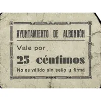 25 Céntimos Albondón