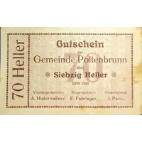 70 Heller Pottenbrunn