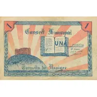 1 Peseta Torroella de Montgrí