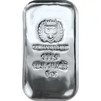 Germania Mint Cast Bar Fine Silver, 1 oz