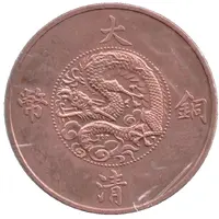 20 Cash Yun-nan Province, counterfeit