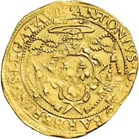Double Gold Ecu - Urban VIII Antonio Barberini Legate, Federico Sforza Vice-Legate