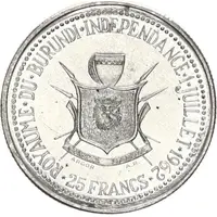 25 Francs - Mwambutsa IV Independence, Pattern