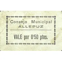 0.50 Pesetas Allepuz