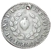 1/2 Sol - Andrés de Santa Cruz Marriage to María Francisca - Monetary Medal