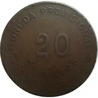 20 Centavos Provisional Government