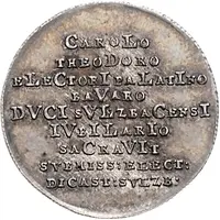 1 Ducat - Charles Theodore Silver pattern strike, Reign