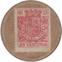 25 Centimos Special Stamp