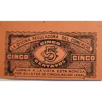 5 Centavos Gobierno Provisional de Zacatecas