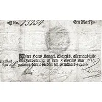 1 Mark No monogram, impressed coat of arms