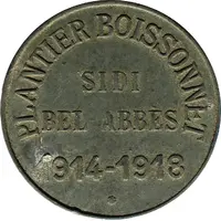 10 Centimes - Plantier boissonnet Sidi Bel Abbes