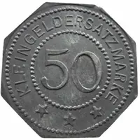 50 Pfennig - Augsburg Maschinenfabrik Augsburg-Nürnberg