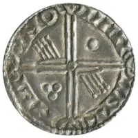 1 Penny Anonymous Long cross, two hands, other symbols