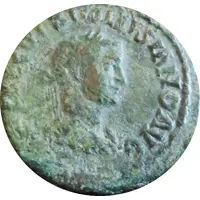 Sestertius - Volusianus P M S COL VIM, Viminacium