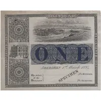 1 Pound Town and County Bank