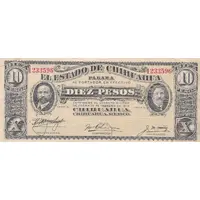 10 Pesos El Estado de Chihuahua