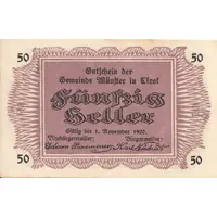 50 Heller Münster in Tirol