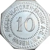 10 Pfennig - Hagen Accumulatoren-Fabrik