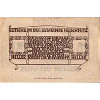 50 Heller Ferschnitz