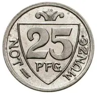 25 Pfennig - Aachen Pattern