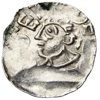 Denier - Theoderic II Bust