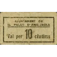 10 Céntimos El Palau d'Anglesola
