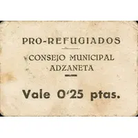 0.25 Pesetas Adzaneta